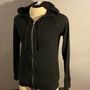Black w/White Stripe Hoodie from H&M